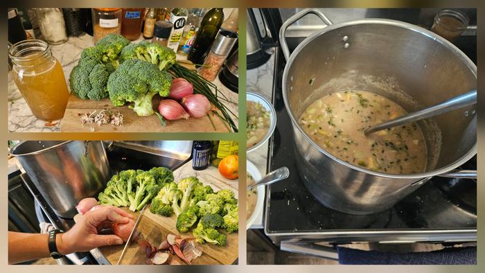 Cream of broccoli soup