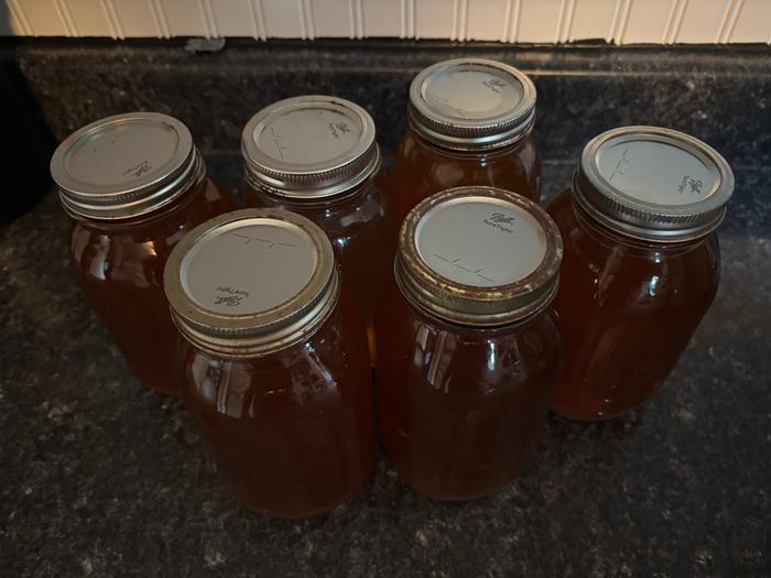 Finished 6 quarts of stock