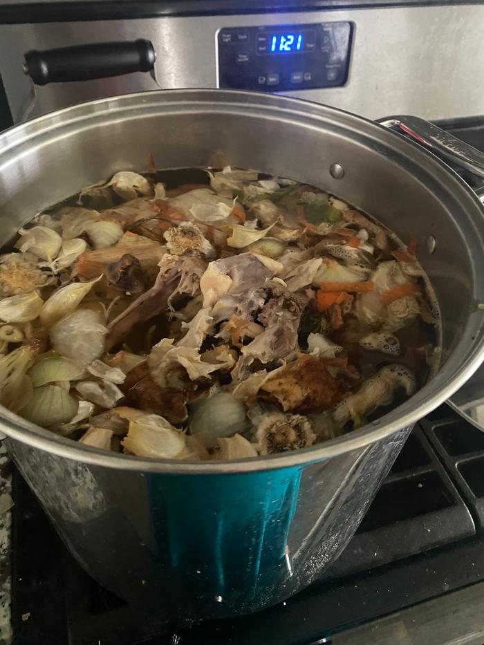 Chicken Scraps in water