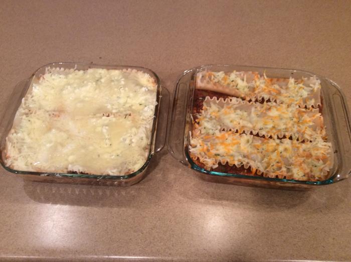 lasagna ready for oven