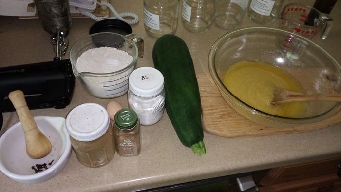 zucchini bread assembly