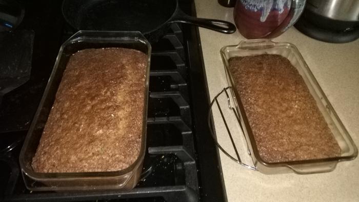 zucchini bread done