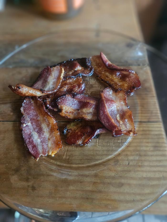 Fried bacon