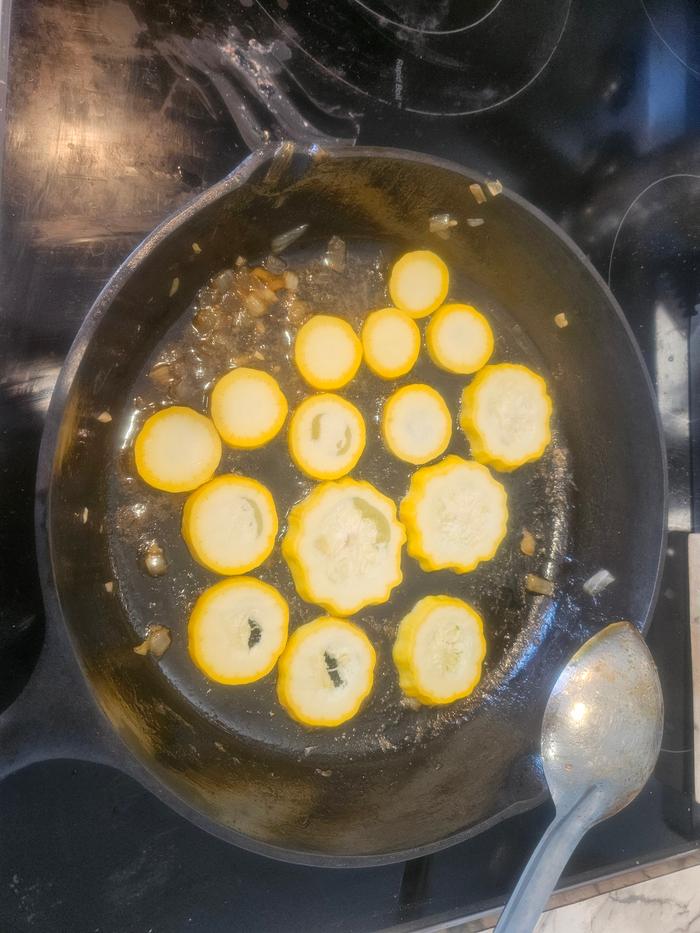 Frying squash