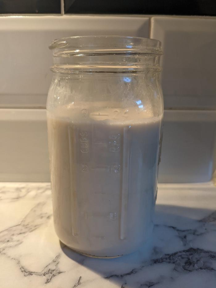 Sunflower seed milk complete