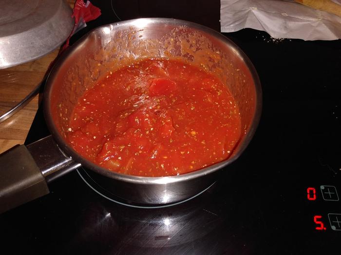 Boil together 