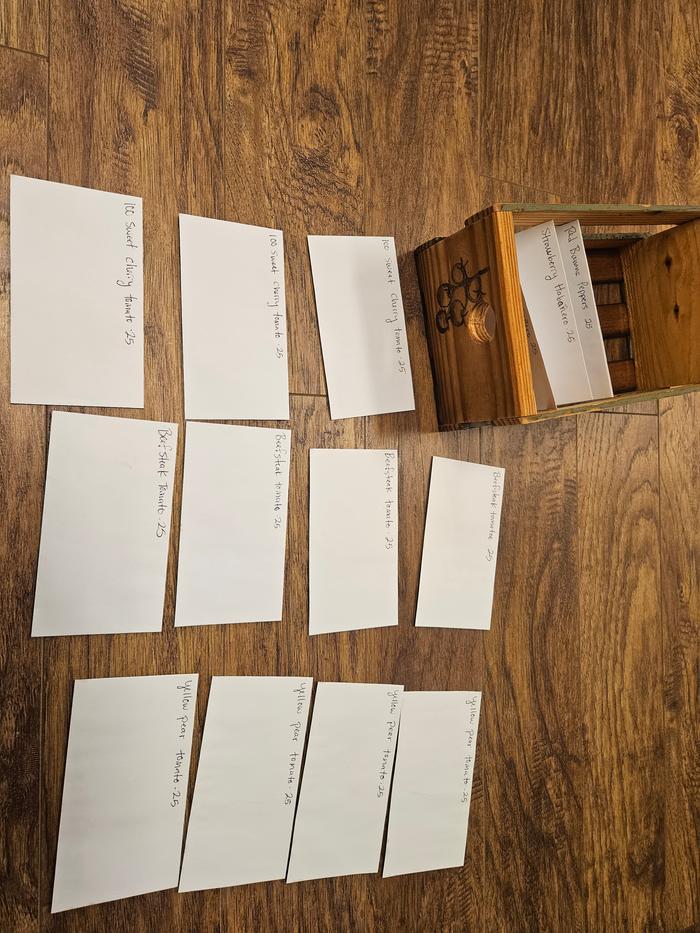 12 packets of tomato 