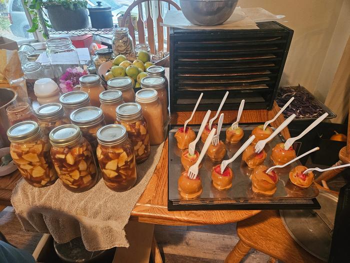 And Carmel apples!