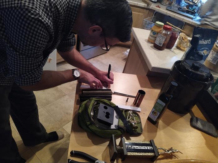 Me, making a trophy!