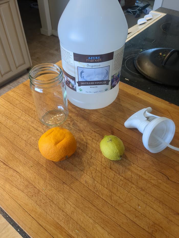 Making the pee deterrent.