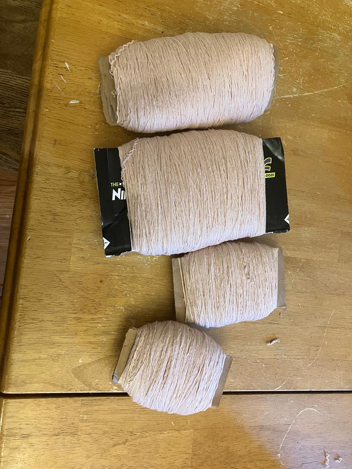 All done! I’ll probably turn this yarn into hot pads later :)