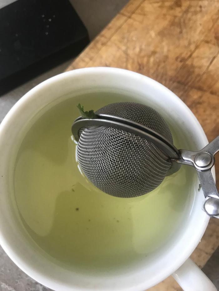 steeped for a bit over 5 minutes.