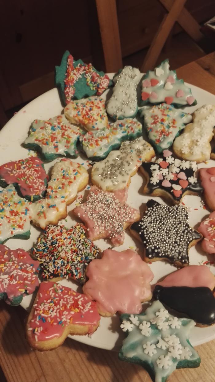 Homemade Christmas cookies