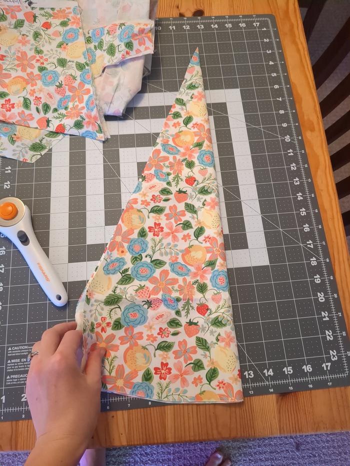The cut out pieces.