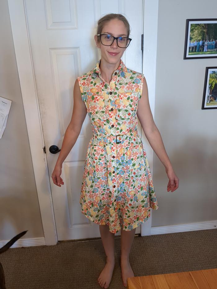 The finished (altered) dress!