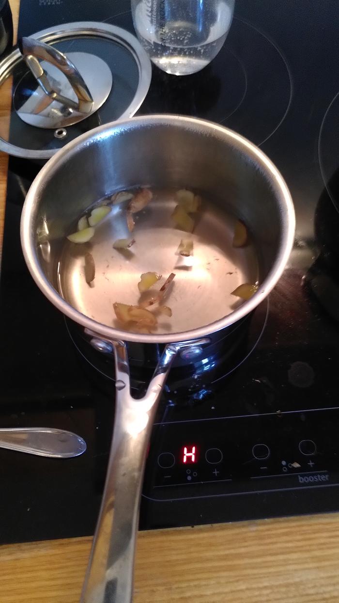 Boiling went quickly on a heated stovetop. 