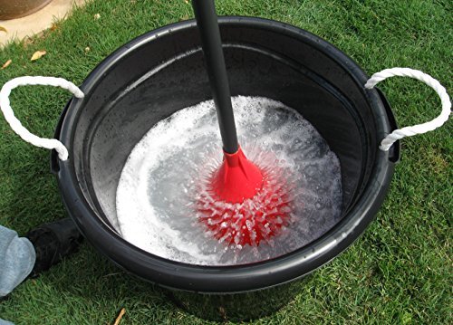 Laundry plunder is used after soaking to kick the dirt out. Also good for rinsing.