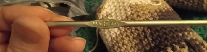 Size e crochet hook