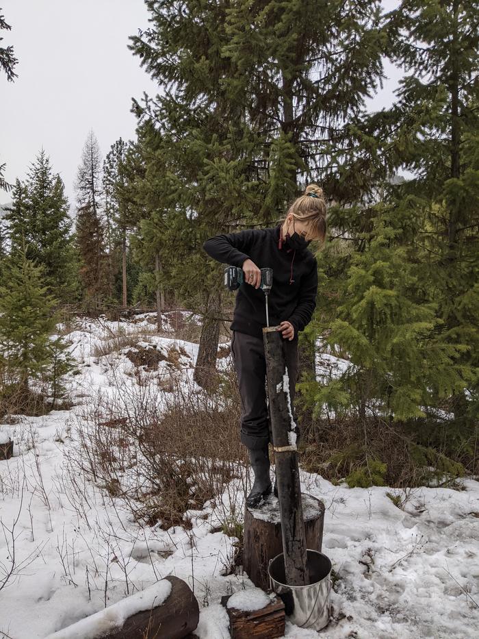 Look at this tough lady getting it done! 😍