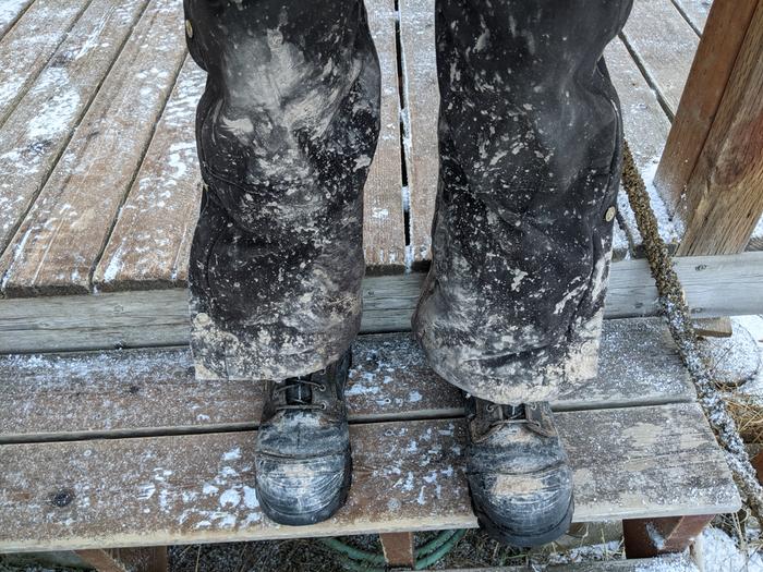 Only got a little dirty yesterday