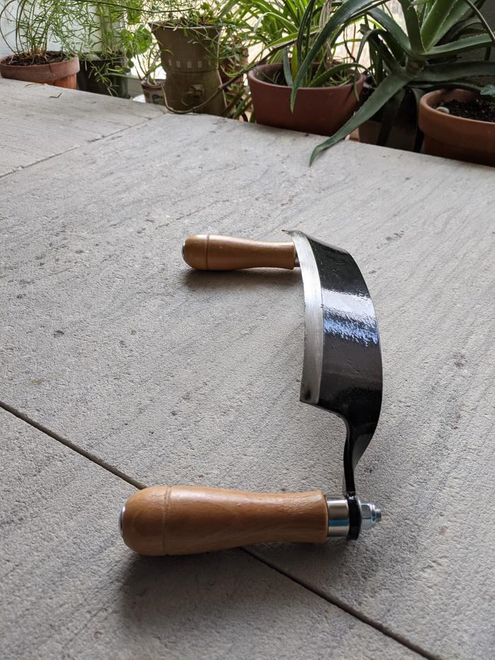 Greg! We received the draw knife! It's gorgeous! Thank you so much!!! 