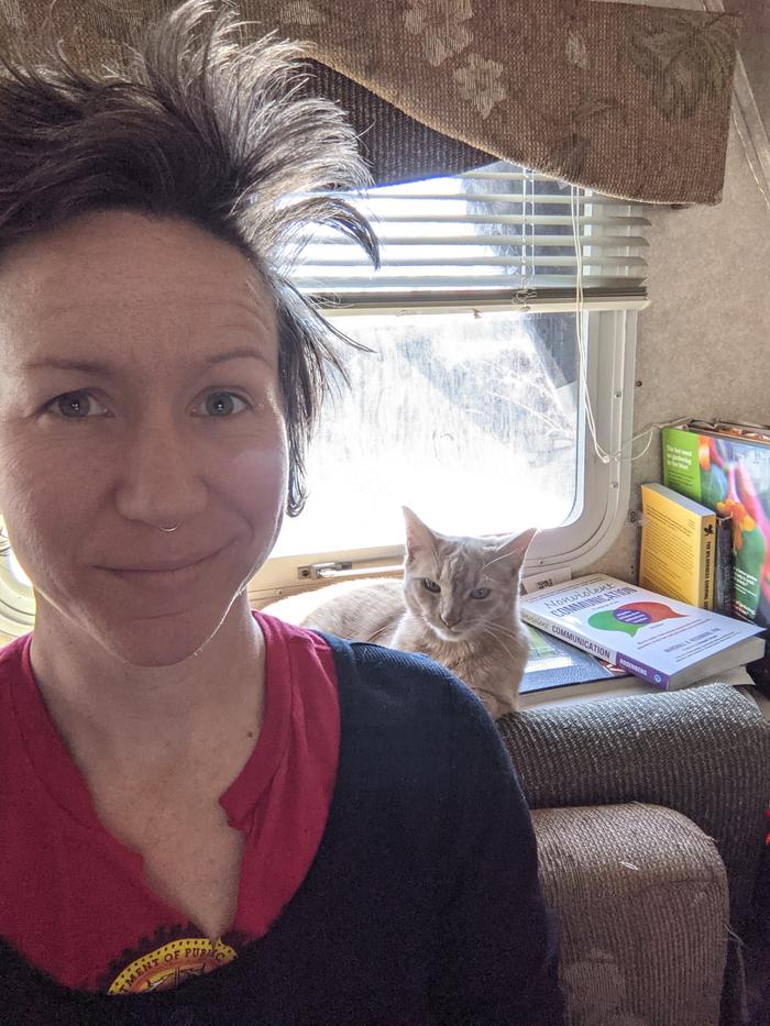 Before the shower. This was my helper looking none too pleased to have his picture taken. How dare i