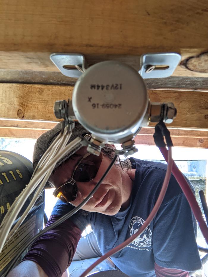 Hooking the propane generator up on the Voltzwagen 
