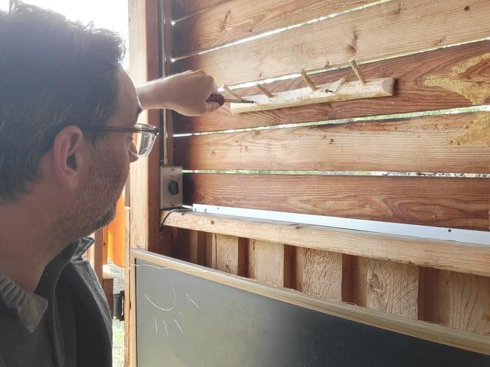 Installation action shot