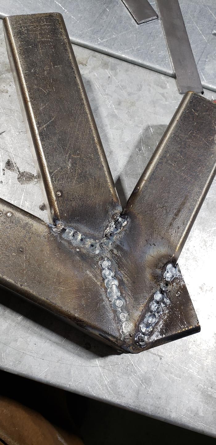 Stitch welded