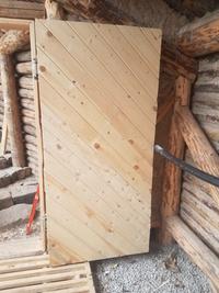 hand-built eco-friendly door