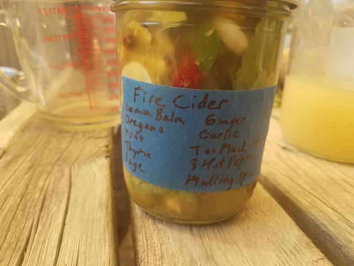 Crazy vinegar infusion, going to be good