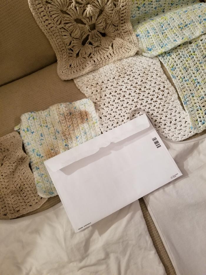 Comparison with white envelope