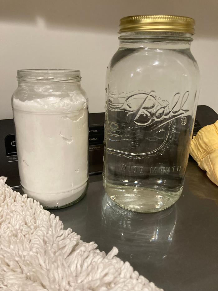 Vinegar and baking soda