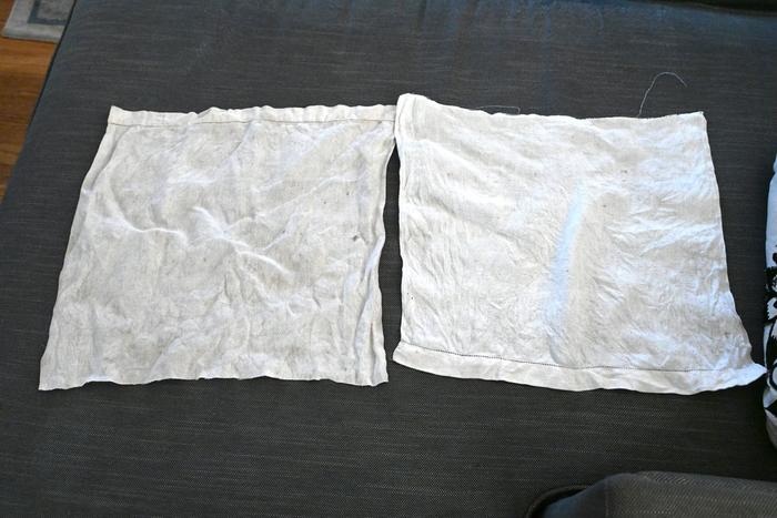 Whitened cloth