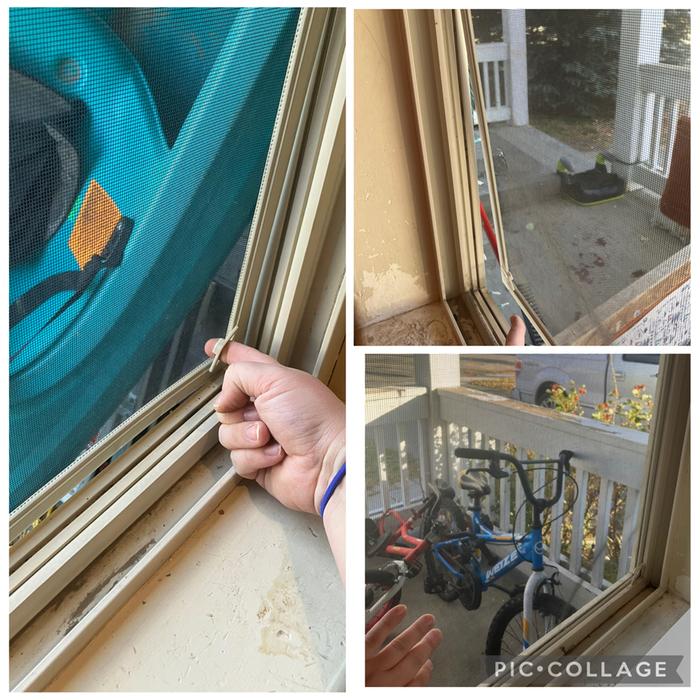 Reinstalling my the clean screens. 