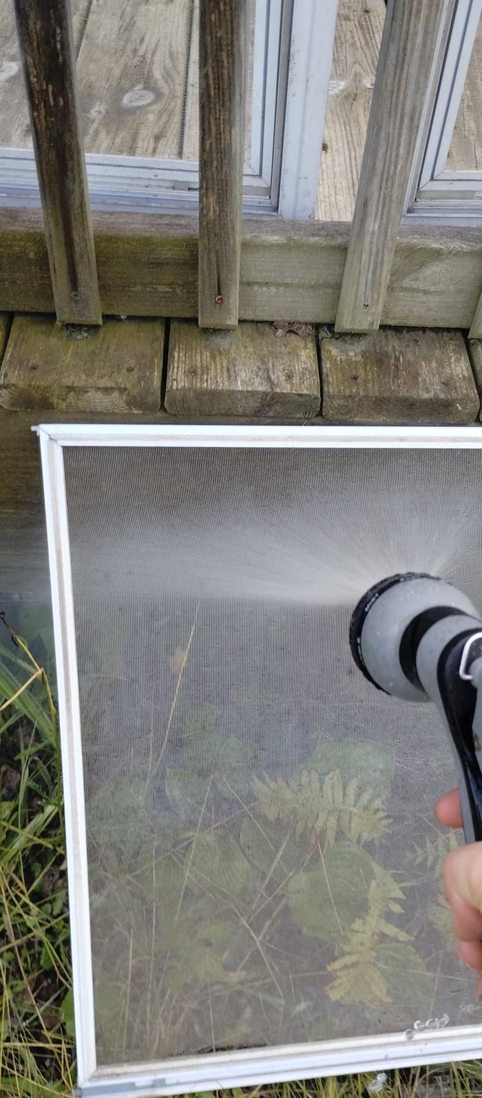 washing door screen