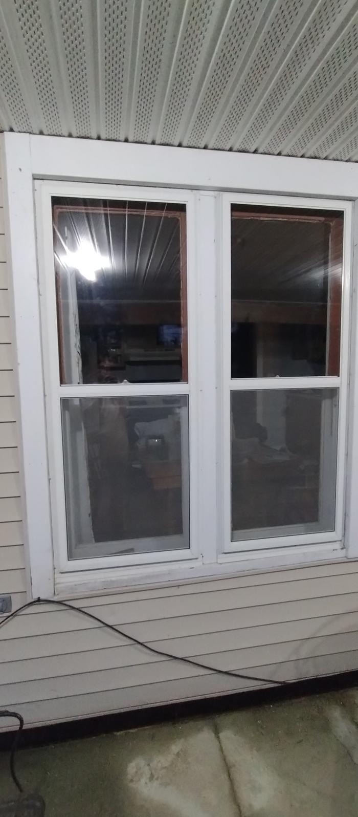 window screens reinstalled