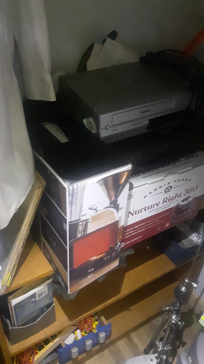 Shelf of things I don't use often 