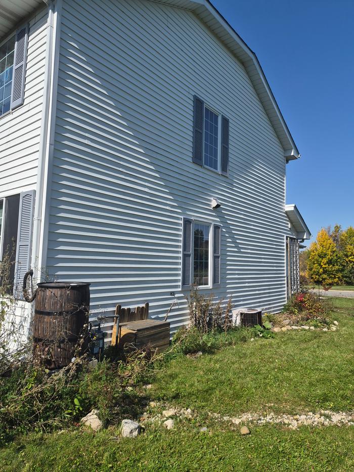 Side of house before