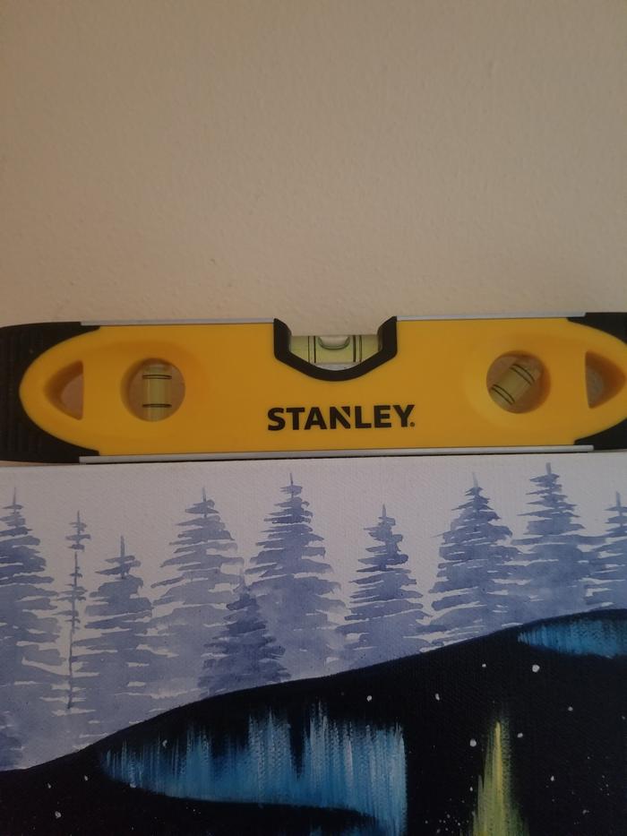 2 nails and level 