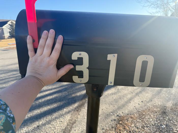 After. Hand to show size.