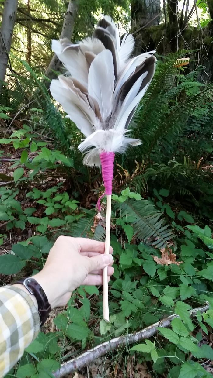 Feather duster is finished!