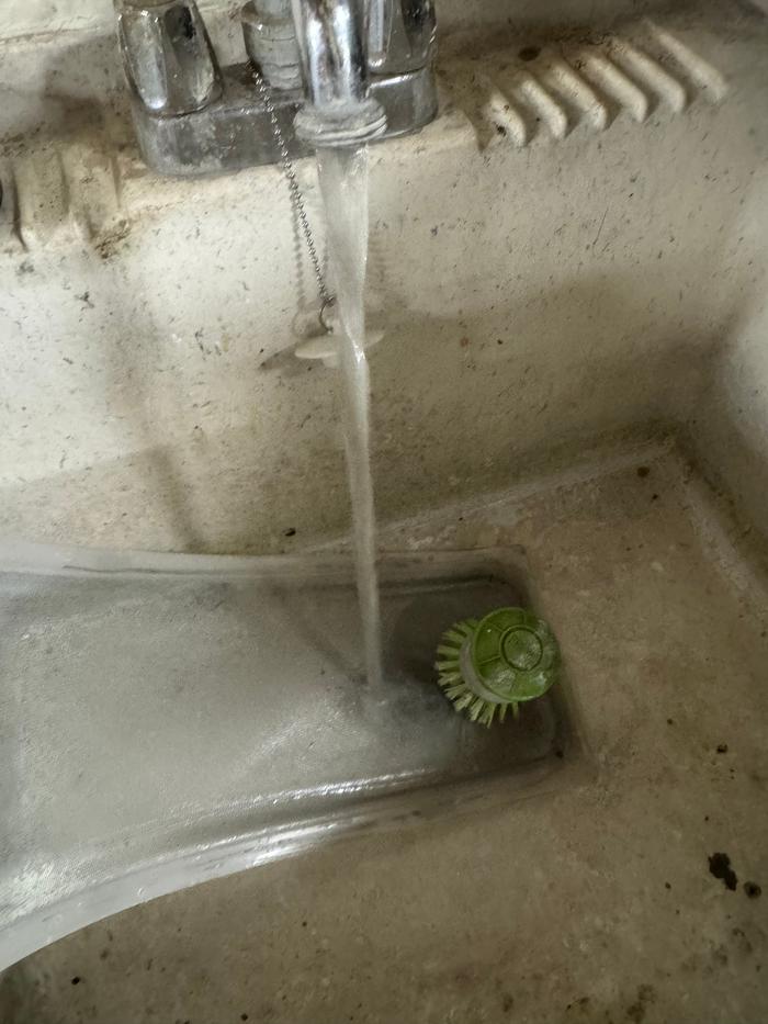 Scrubbing to get rid of invisible build up 