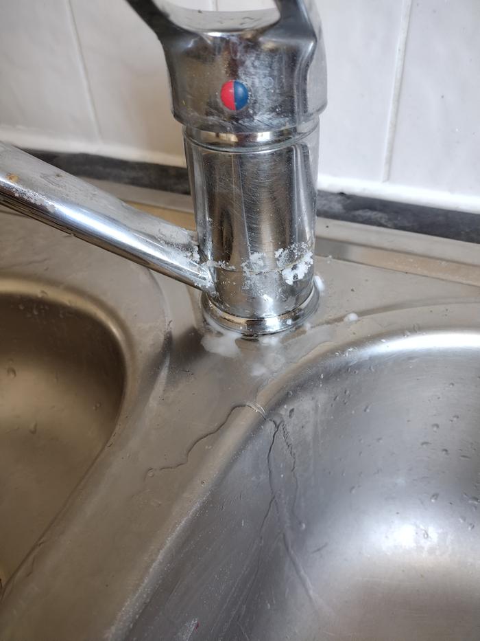 The soda left on the tap