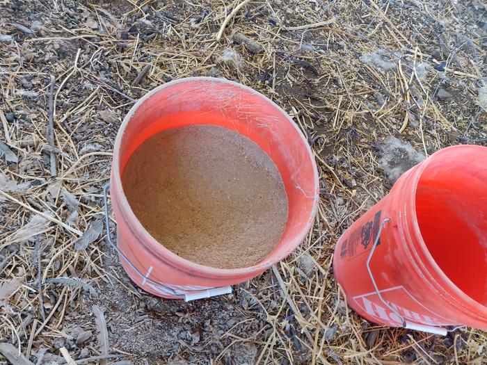 Mixing up as much fertilizer as I can