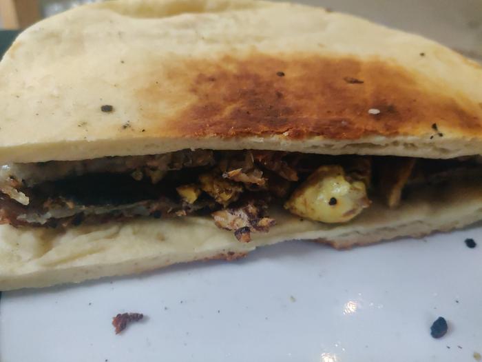 Balut breakfast sandwich