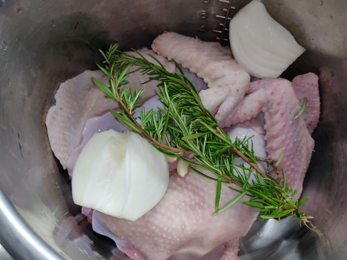 Ready for the stock pot