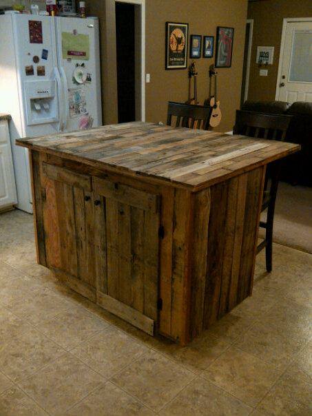Pallet Kitchen Island