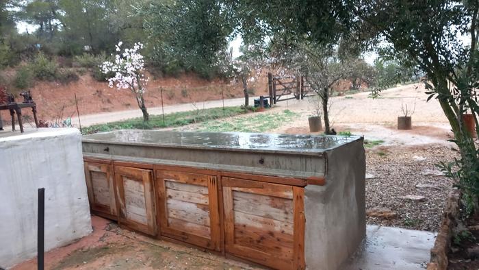 Basic doors to screen off storage area