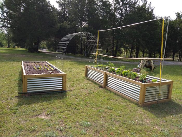 Filled & Cattle fence panel installed